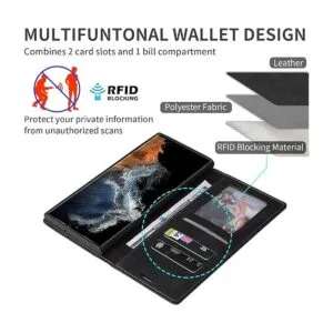 ZZXX Funda tipo cartera para Samsung Galaxy A03S con_2