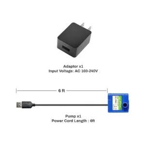 Veken Bomba de repuesto para fuente de agua para gatos_6