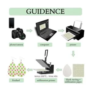 SHUANGART Kit de fabricación de 60 aretes de cuero_4