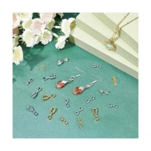 SUNNYCLUE 1 caja de 5 tamaños de latón para colgar en la_5