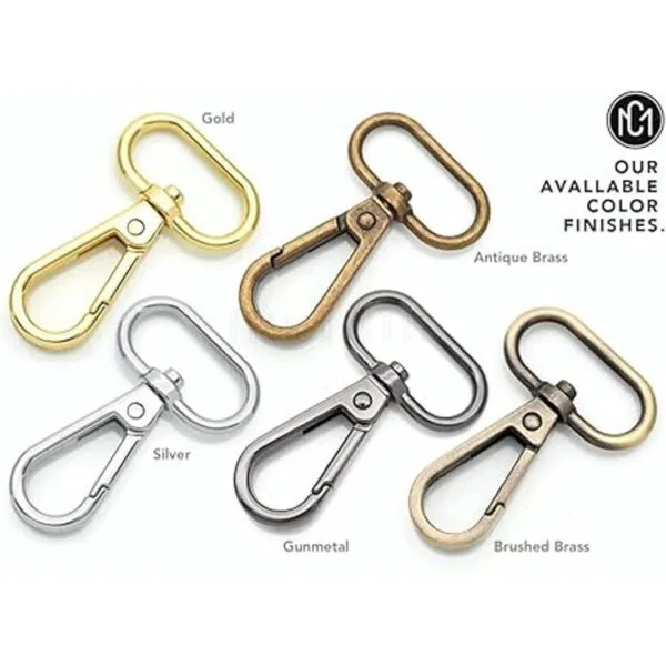 CRAFTMEMORE Broches de langosta giratorios con gancho a_5