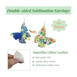 SHUANGART Kit de fabricación de 60 aretes de cuero_2