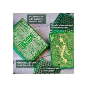 Tarjetas de juego de circuito creativo mazo de cartas con_5