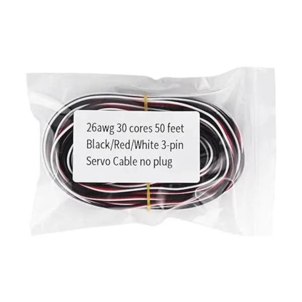 oliyin 50 pies 26 AWG Servo Cable 3P Line para Futaba JR_5