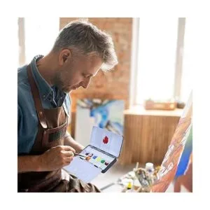 DUGATO Paleta de acuarela vacía con tapa paleta plegable_6