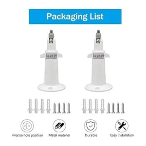 Paquete de 2 unidades de metal de 360 grados de montaje de_7