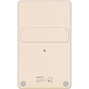 UNIONE Calculadora beige de bolsillo y escritorio con una_4