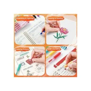 Bolígrafos coloridos de 0.020 in con punta fina para_4