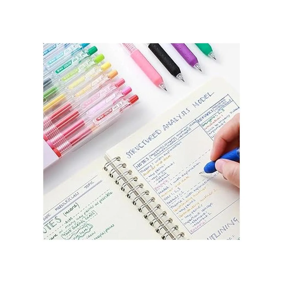 Bolígrafos coloridos de 0.020 in con punta fina para_2