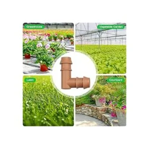 Jayee Paquete de 25 accesorios de codo de púas de riego_7