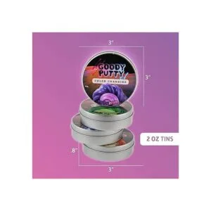 Goody Putty Paquete de 4 juguetes sensibles al calor que_2