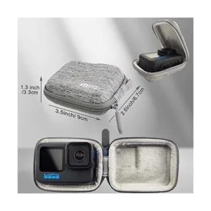 FitStill Mini estuche de transporte de tejido gris para_7