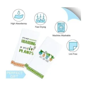 Divertidas toallas de cocina regalos de plantas para_3