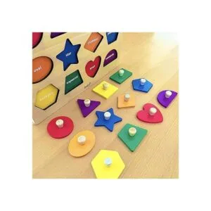 Dailyfunn Montessori Rompecabezas con forma de juguete_6