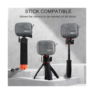 FitStill Mini estuche de transporte de tejido gris para_6