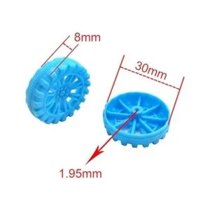 EUDAX Rollo de plástico de 1.181 in x 0.315 in 0.079 in_2