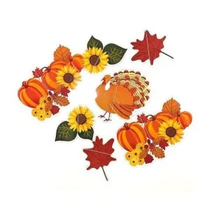 Decoraciones de plástico para fiesta del día de Acción de_4