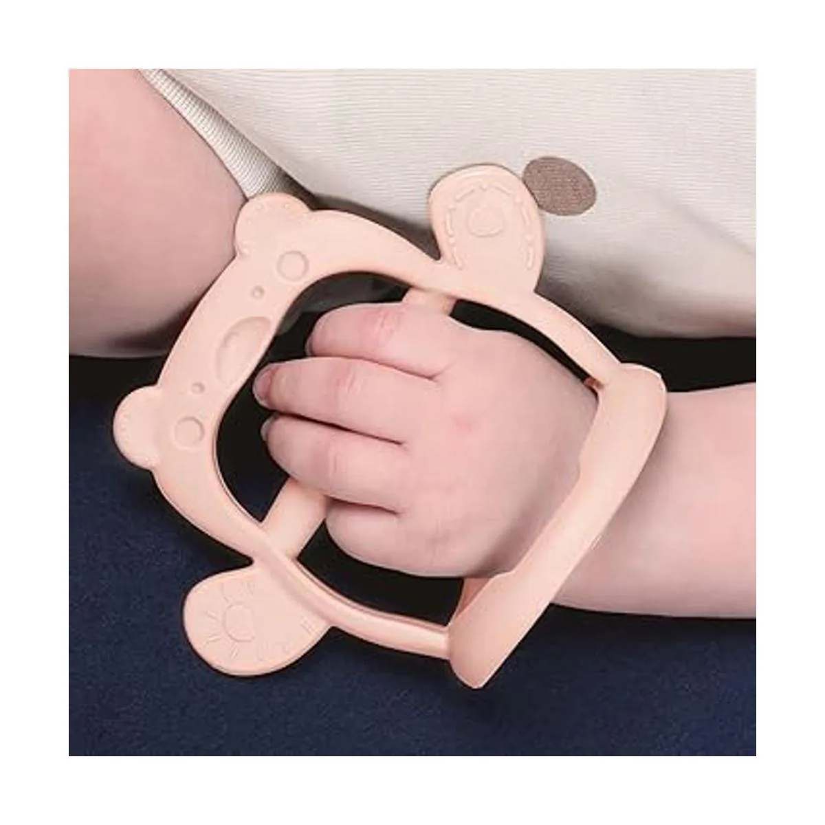 PETINUBE Chupete calmante de silicona anticaídas para_4