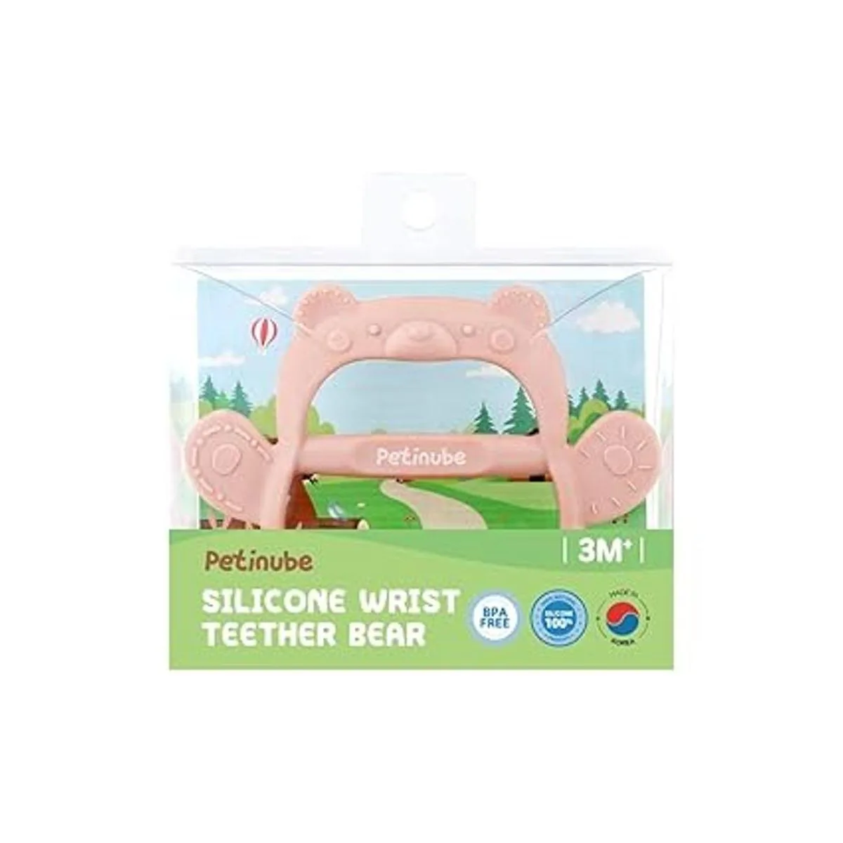 PETINUBE Chupete calmante de silicona anticaídas para_3