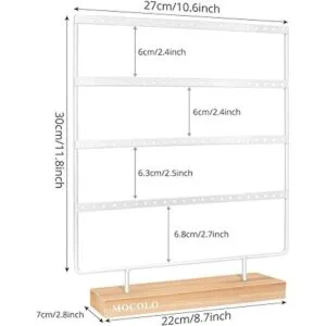 Soporte para aretes organizador de aretes para colgar_3
