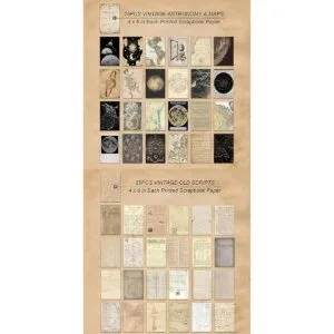 150 hojas de papel para álbumes de recortes paquete de_6