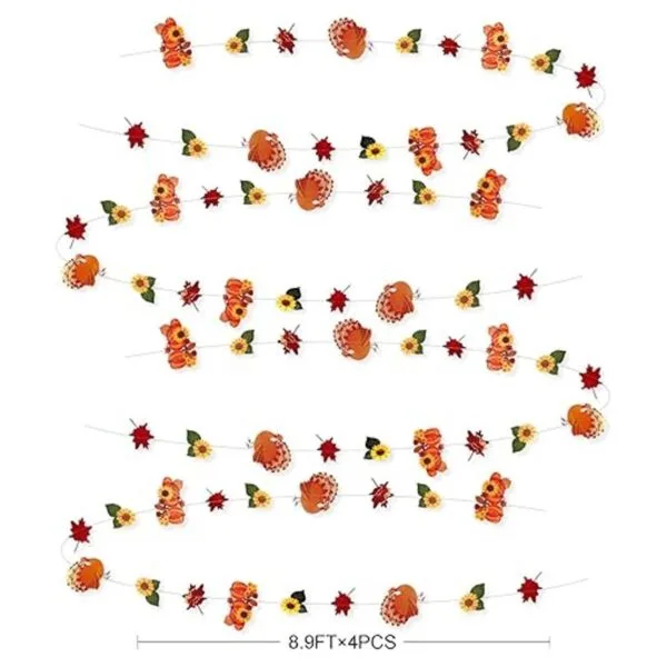 Decoraciones de plástico para fiesta del día de Acción de_3