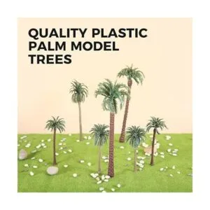 Yetaha 48 piezas modelo de árboles de palmera de coco_3