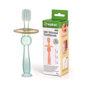 haakaa Baby Toothbrush Baby Teether 360 Silicone Massage_1