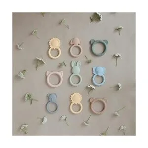 mushie Juguete mordedor de silicona para bebé Elefante_3