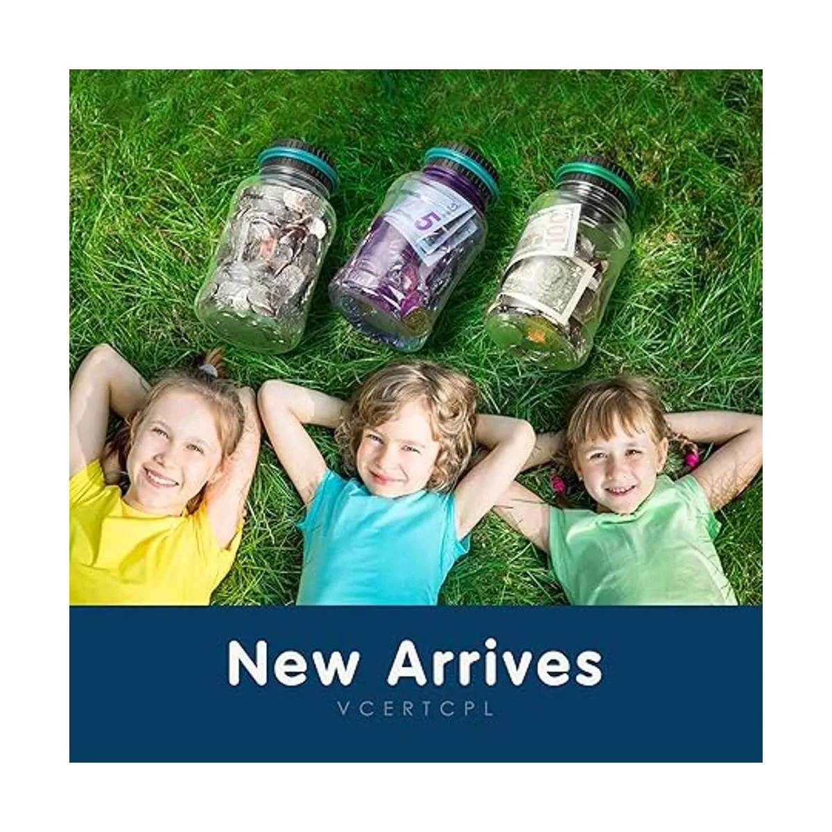 Vcertcpl Alcancía grande para adultos y niños banco_2