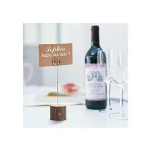 Toncoo 20 portatarjetas de madera de primera calidad con_3