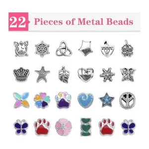 Victlov Kit de 126 piezas para hacer pulseras_4