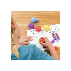 READY 2 LEARN Doodle Dabbers Juego de 6 colores lavables_3
