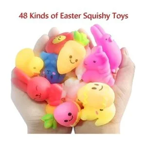 48 piezas de juguetes esponjosos de Pascua Mochi para_2