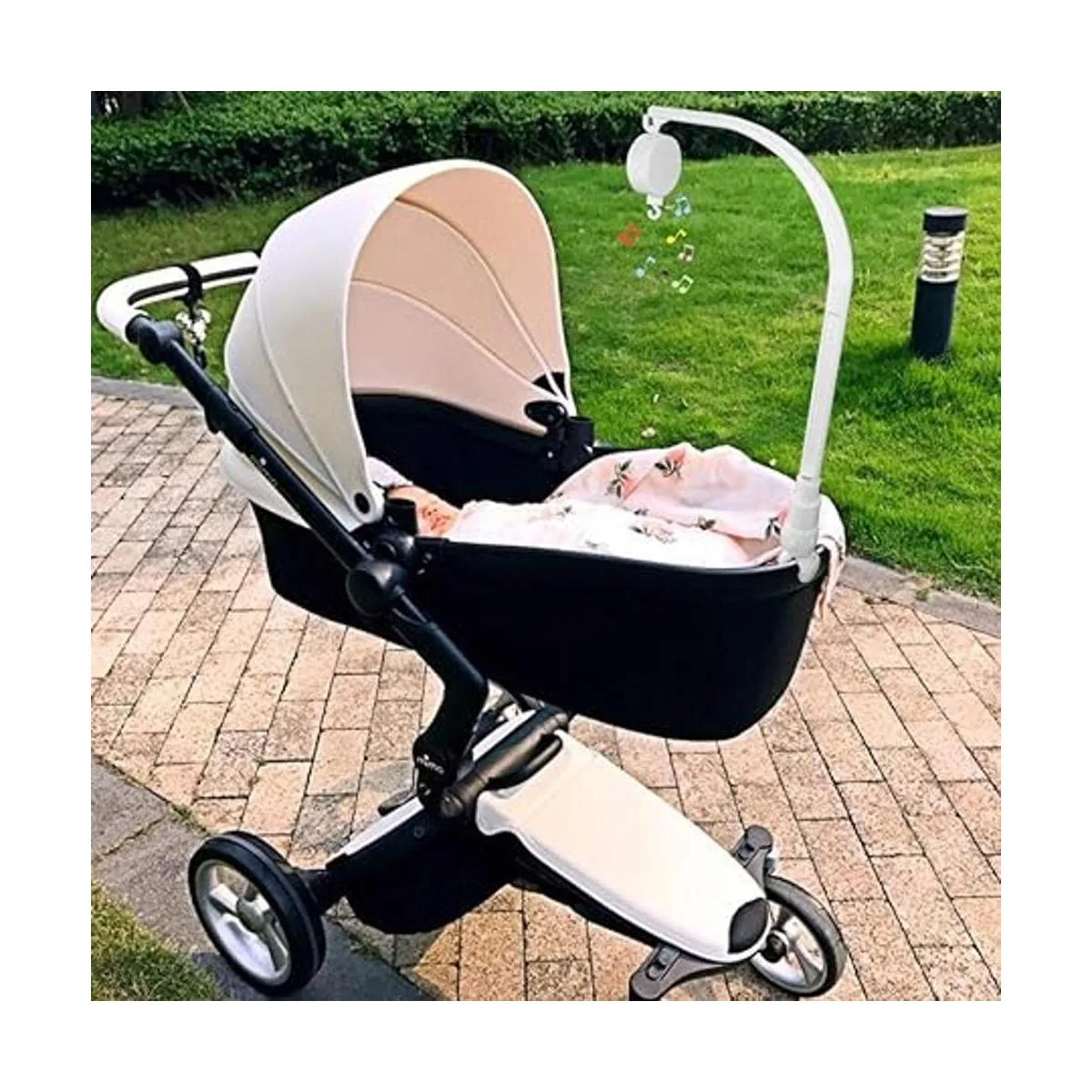 AFUNTA Soporte para la cuna de bebé de 23 pulgadas con_7