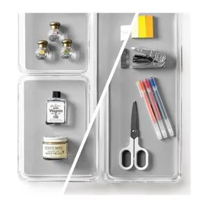 BINO Juego de cubos organizadores de cajones de 3 piezas_4