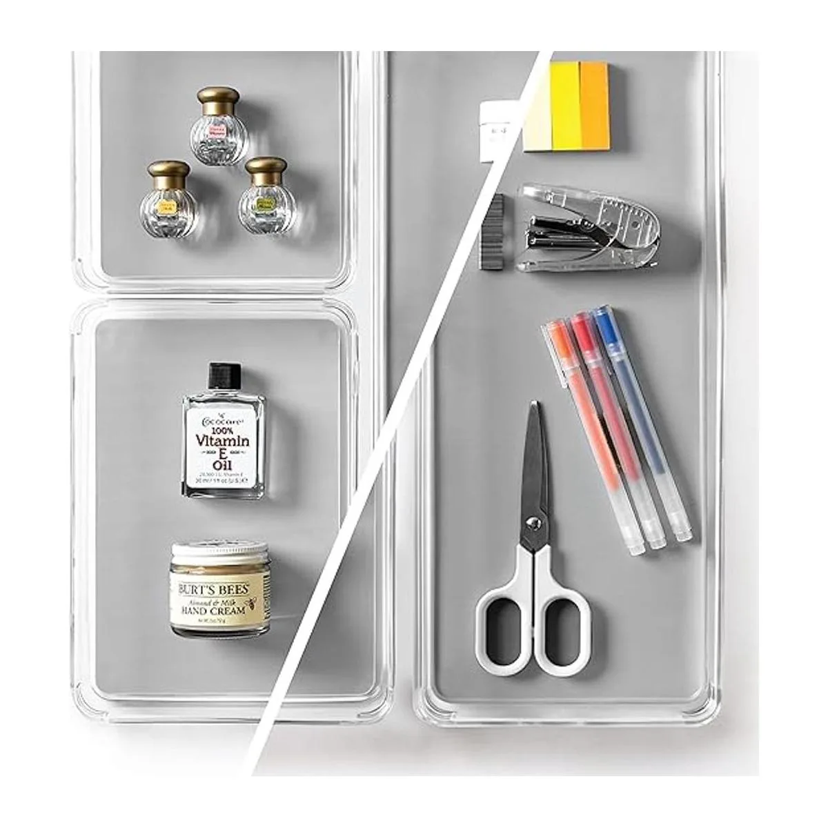 BINO Juego de cubos organizadores de cajones de 3 piezas_4