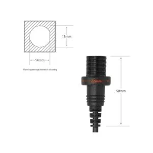 CERRXIAN Cable de extensión USB tipo C 3.1 para coche_6