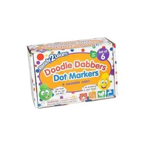 READY 2 LEARN Doodle Dabbers Juego de 6 colores lavables_6