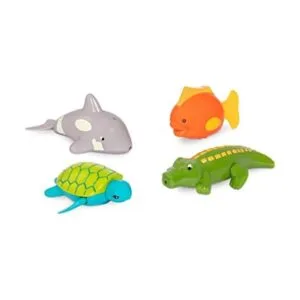 Battat Juguetes de baño de cuerda 4 piezas Juguetes_1