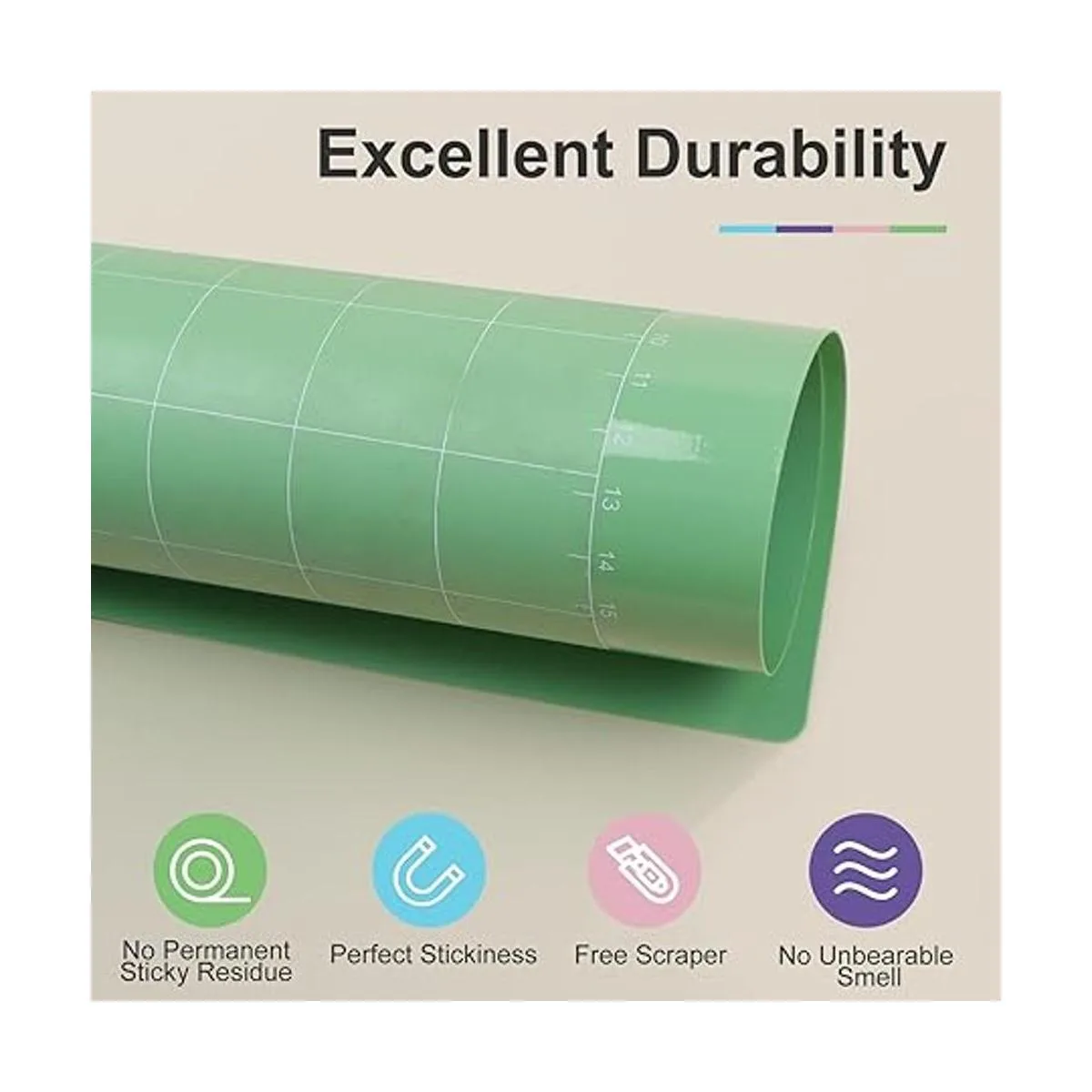 HTVRONT Alfombrilla de corte para Cricut paquete de 5_3