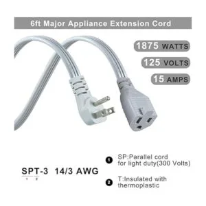 KUNCAN Cable de extensión de alimentación para_3