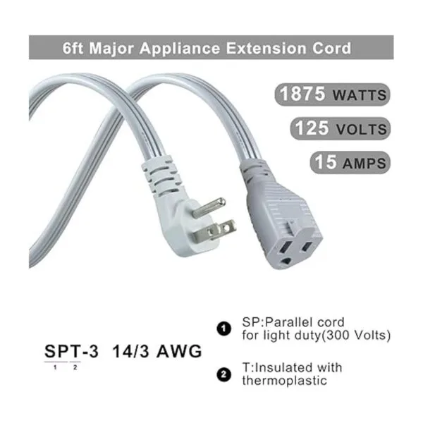 KUNCAN Cable de extensión de alimentación para_3
