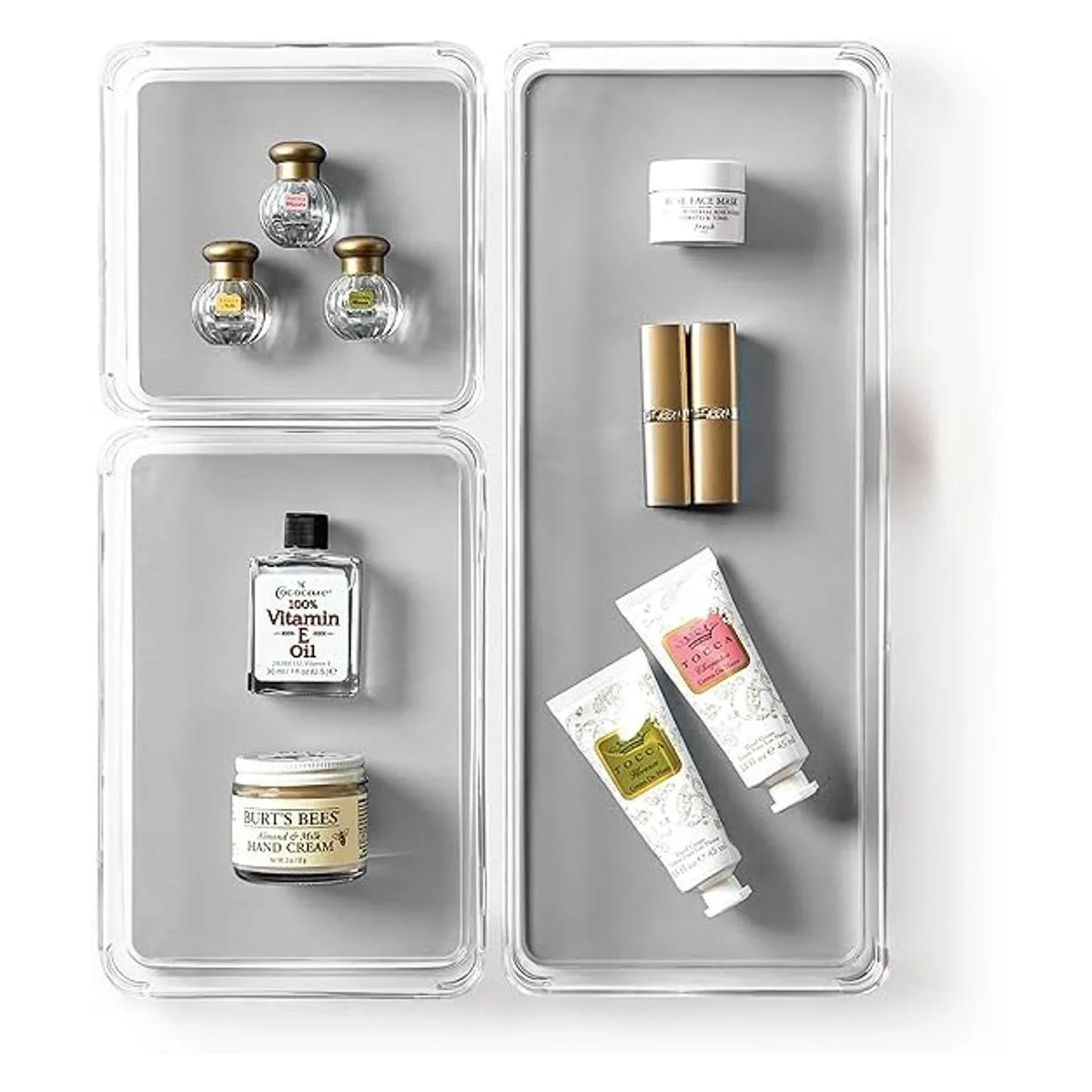 BINO Juego de cubos organizadores de cajones de 3 piezas_1