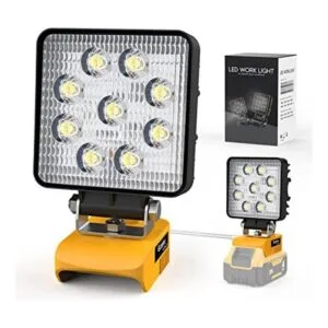 Luz de trabajo mejorada 2022 para DeWALT luces LED_1