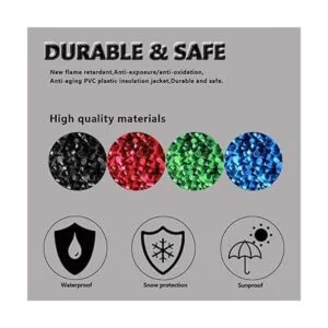 AOTOINK 66 pies 4 color 22 AWG RGB cable de extensión 4pin_7