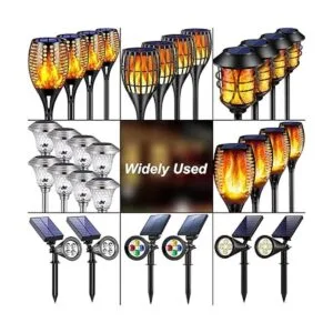 Pluxen Luces solares de estaca de metal de repuesto 6_5