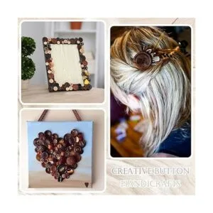 ZYNERY 133 botones de costura mixtos botones redondos de_6