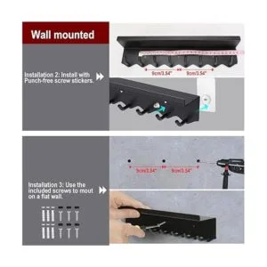 Volnamal Soporte magnético para llaves de pared llavero_5