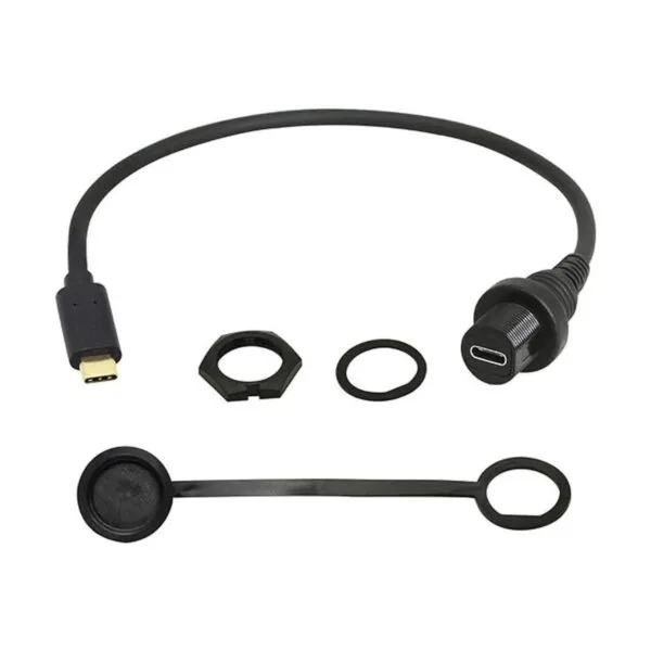 CERRXIAN Cable de extensión USB tipo C 3.1 para coche_1